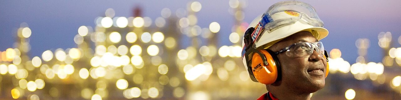 Employee at GTL plant