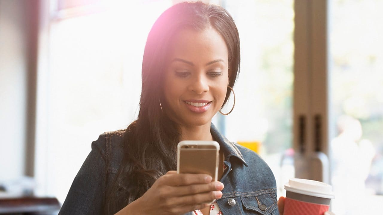 Employees using computers in an office