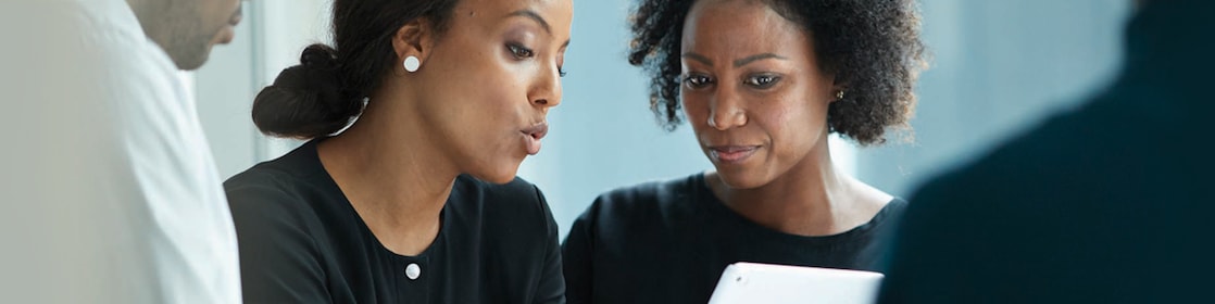 employees talking