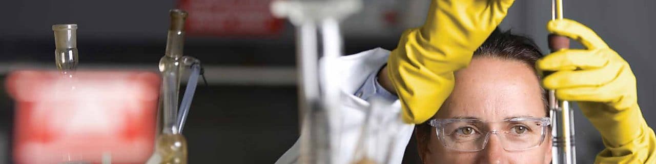 Scientist working in a laboratory