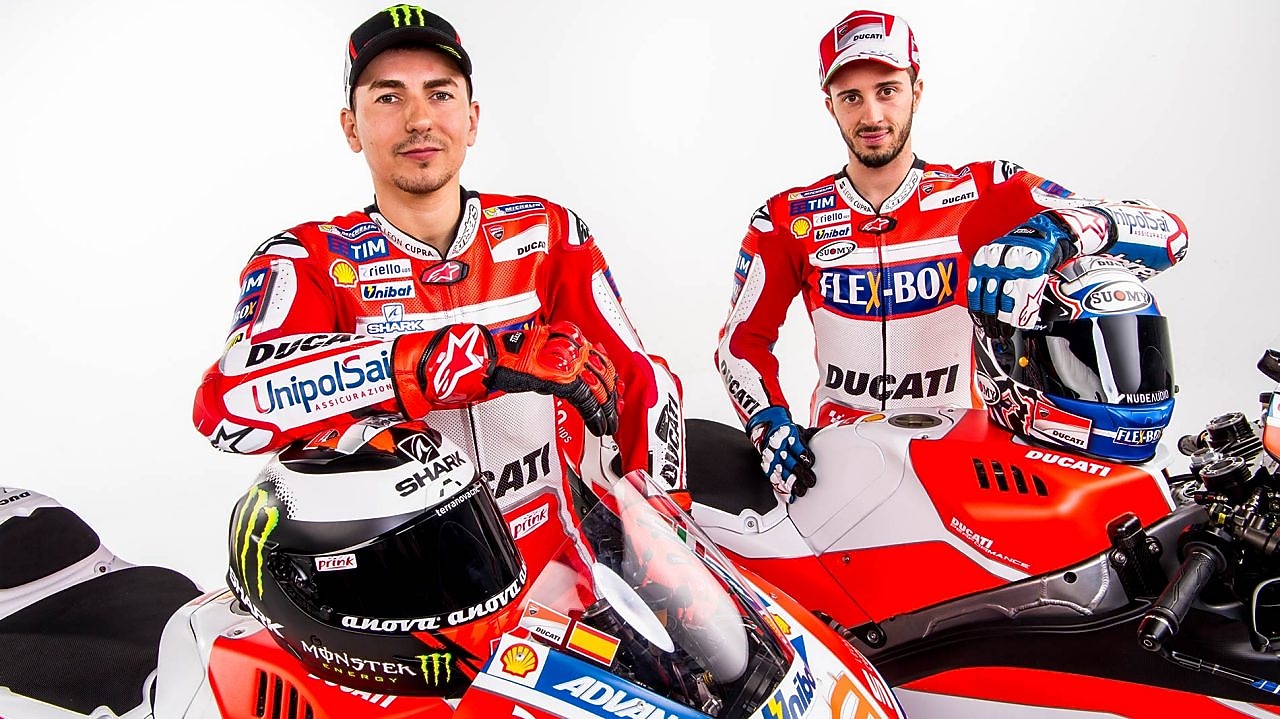 Andrea Dovizioso and Jorge Lorenzo