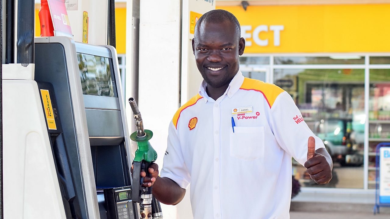 Malaysian assistant greeting guest